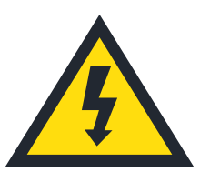 Electrical warning - prohibition and fibre optic signs